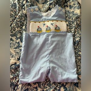 Smocked Sailboat Outfit